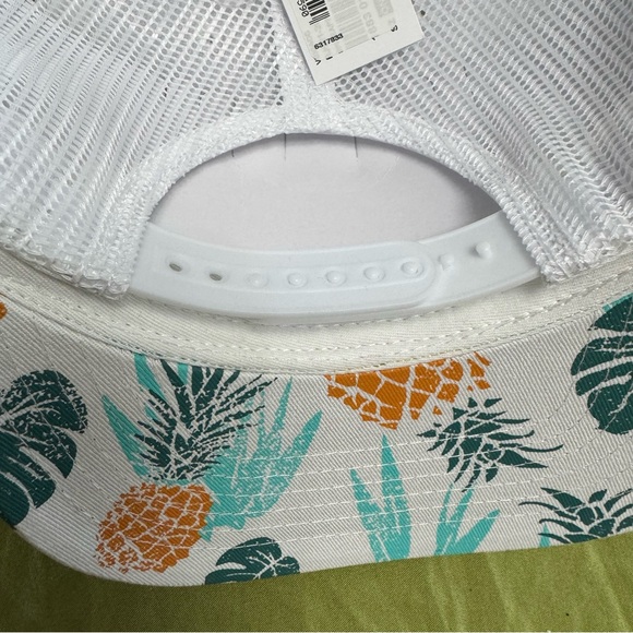 NWT Ron Jon Surf Shop Pineapple Tropical Print baseball Cap - Picture 6 of 8